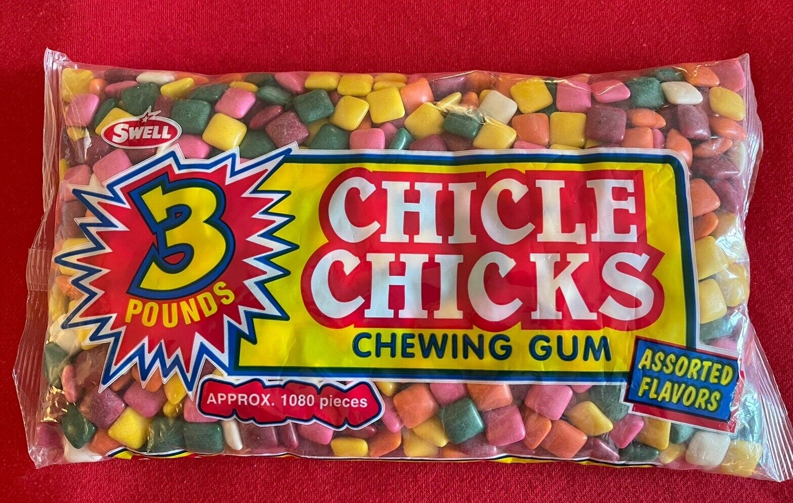 Vintage 1980’s SWELL CHICLE CHICKS CHEWING GUM 1080 Pcs.  NOS