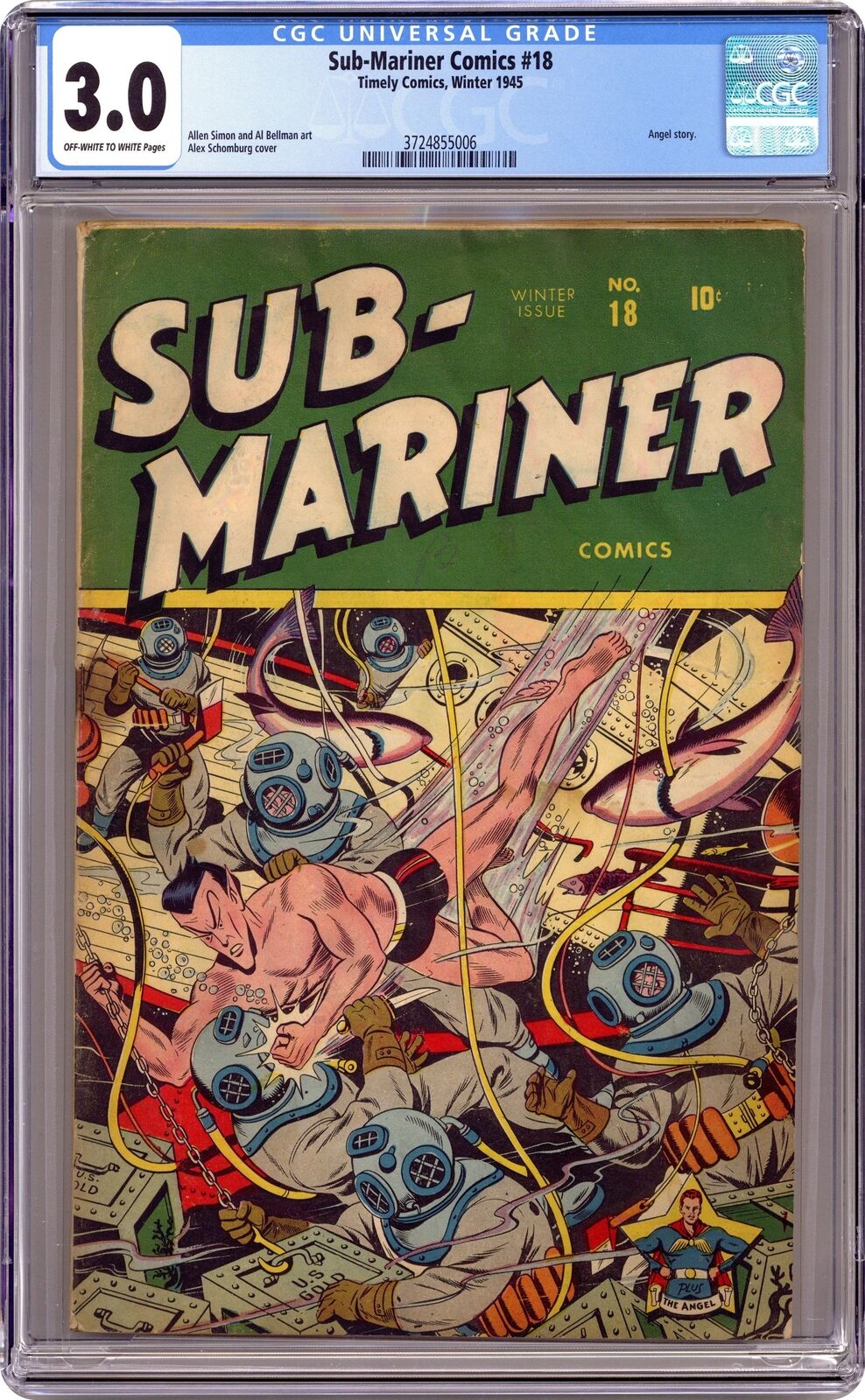Sub-Mariner Comics #18 CGC 3.0 1946 3724855006