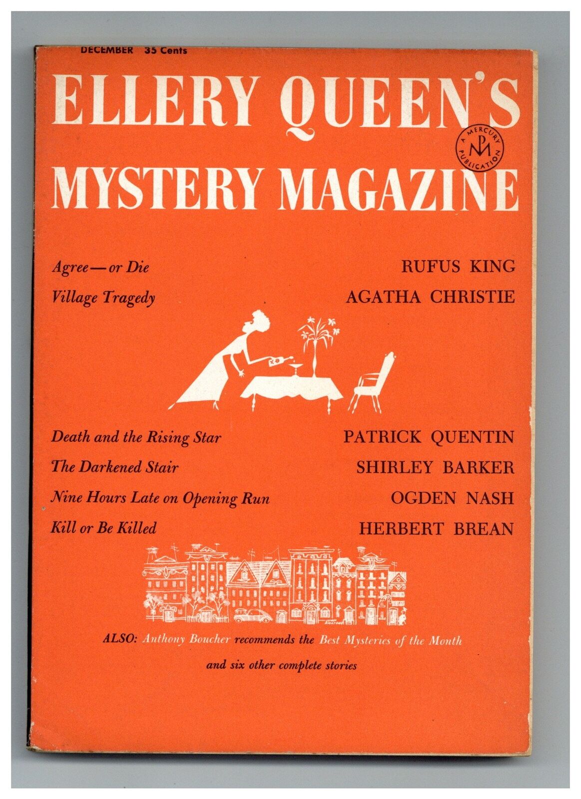 Ellery Queen's Mystery Magazine Vol. 30 #6B VG 1957