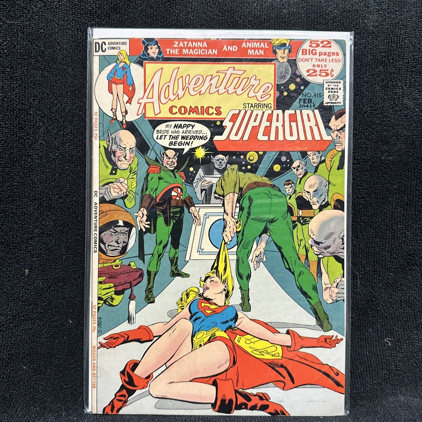 Adventure Comics #415/ DC/ Comics/ Supergirl/ Zatanna/ Animal Man/ Superman/ HTF