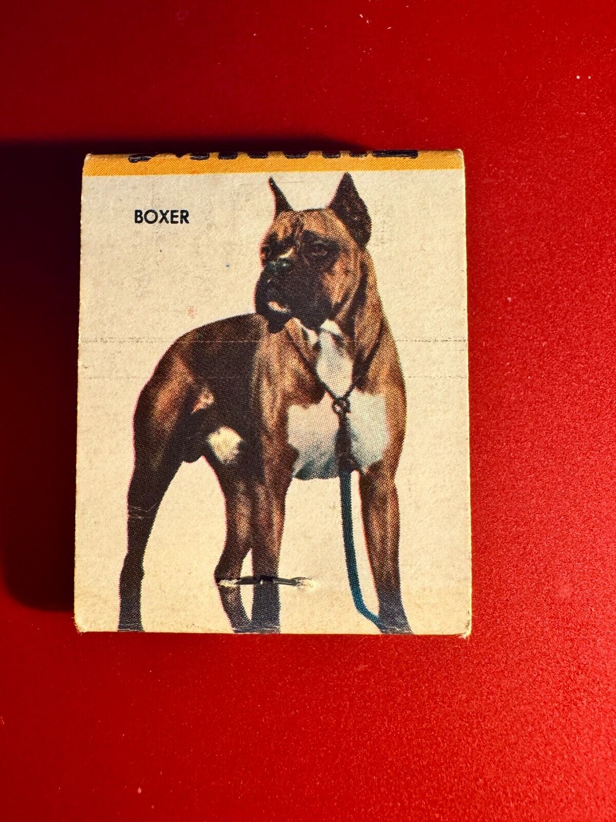 MATCHBOOK - THE DINER - BOXER DOG - HINTON, WEST VIRGINA - UNSTRUCK