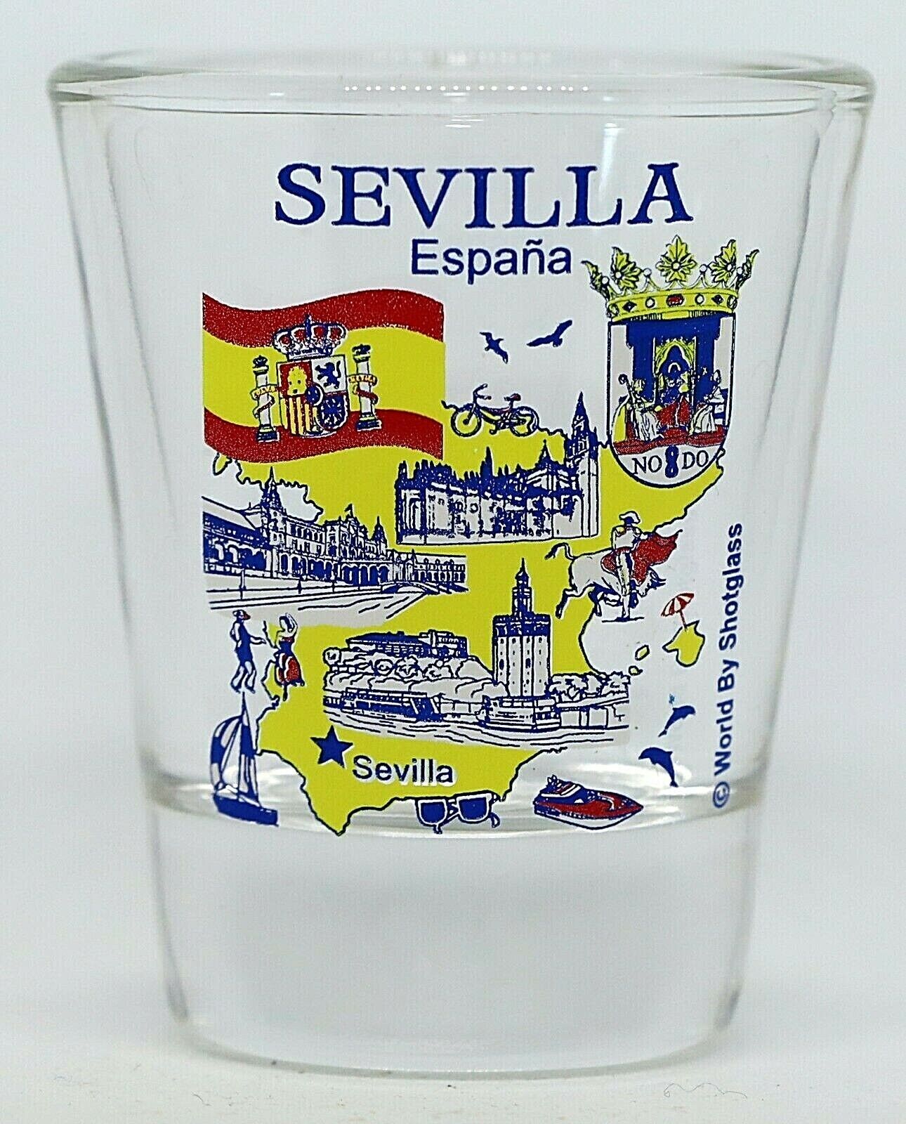 Seville Spain Great Spanish Cities Collection Shot Glass