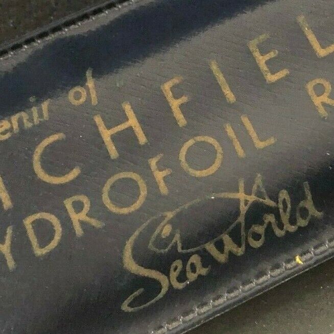 Vintage c1965-70's Souvenir Hair Bonnet of Richfield Hydrofoil Ride Sea World
