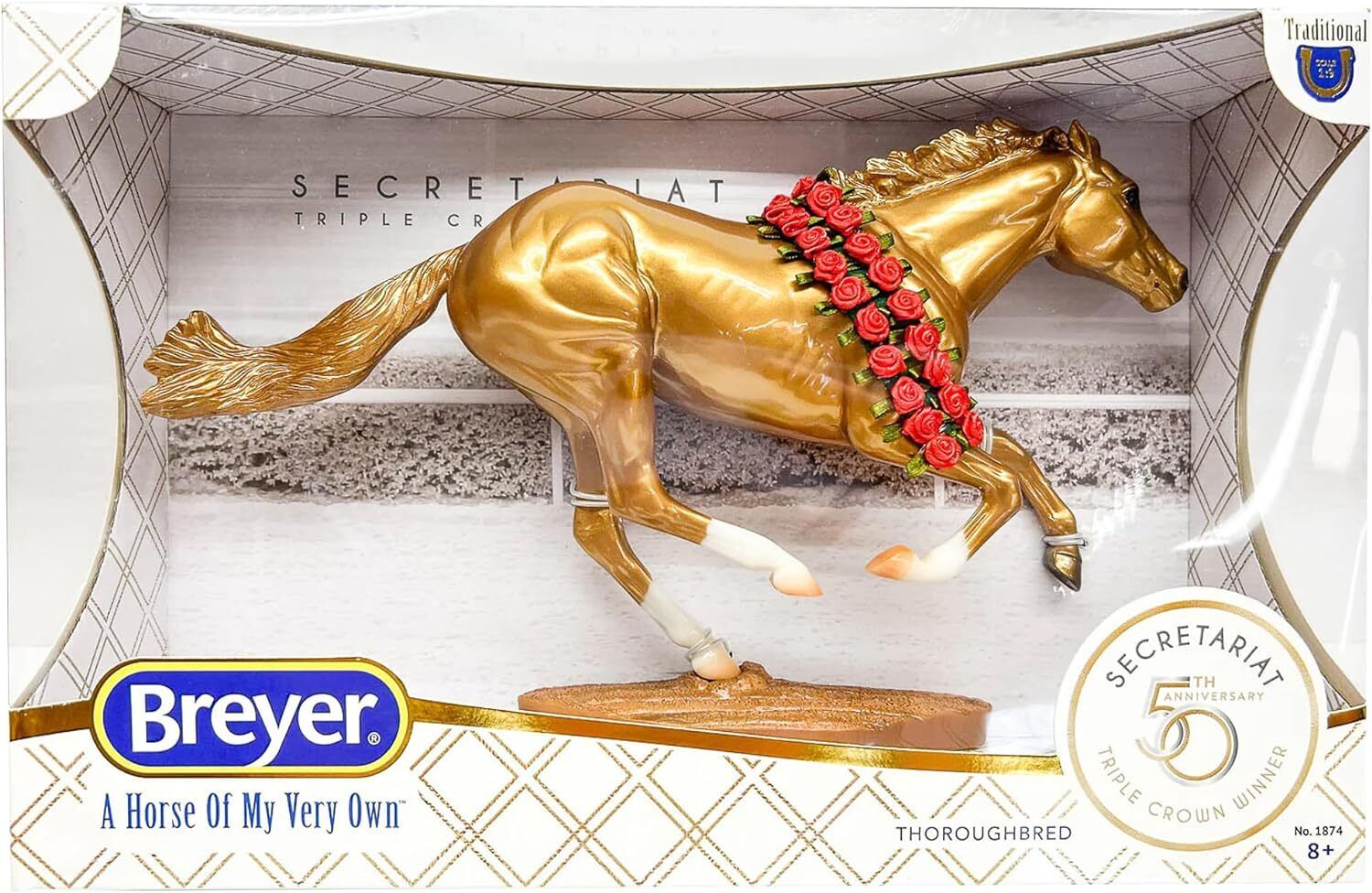 Horses Traditional Series - Secretariat 50th Anniversary Model | Limited Edition