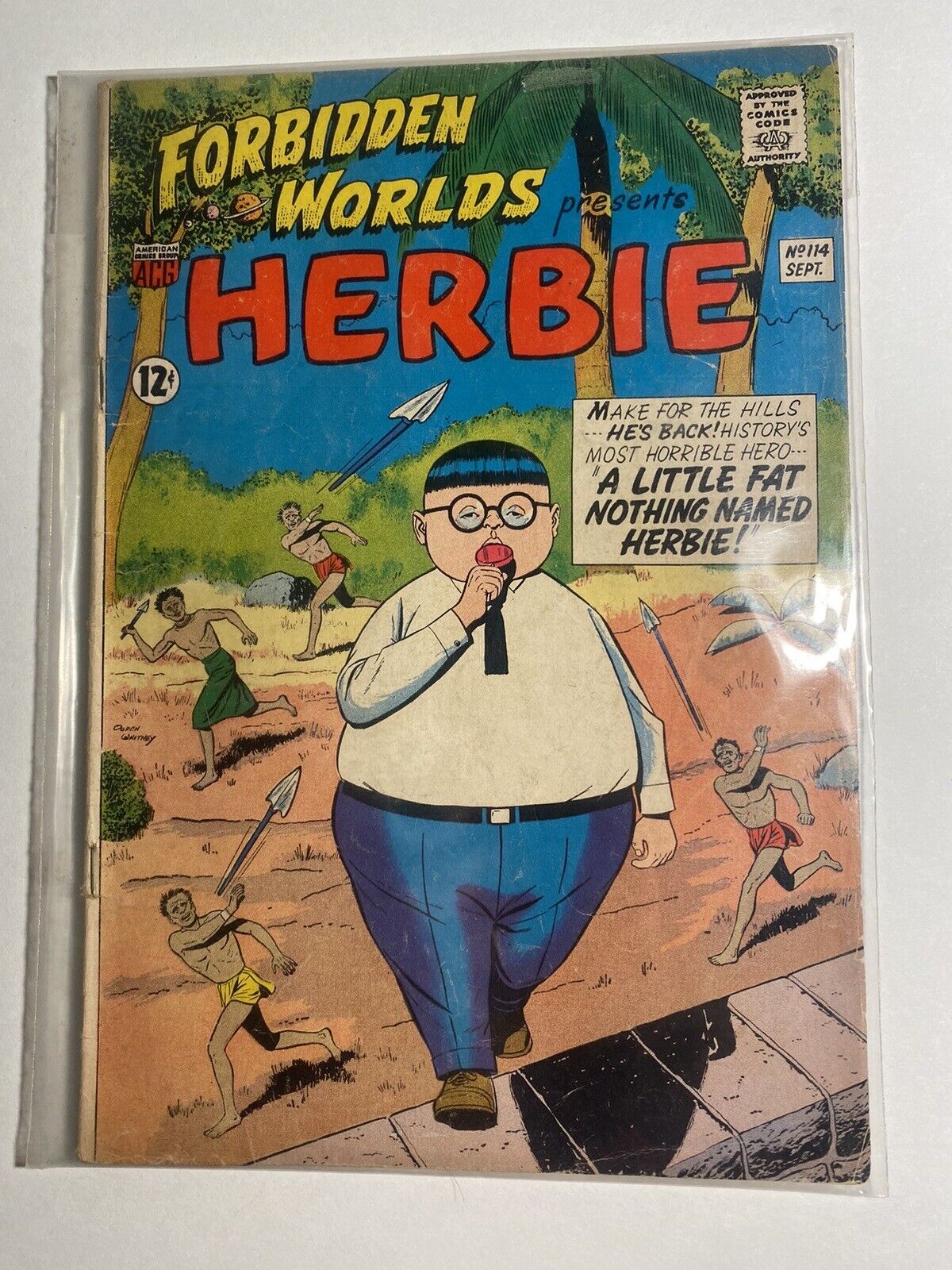 Herbie Forbidden Worlds #114 - 1963 - ACG  - Vintage comic book Rare.