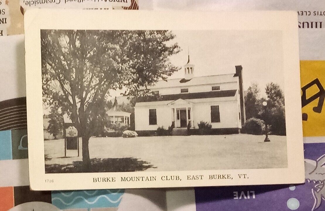 Burke Mountain Club East Burke Vermont Postcard