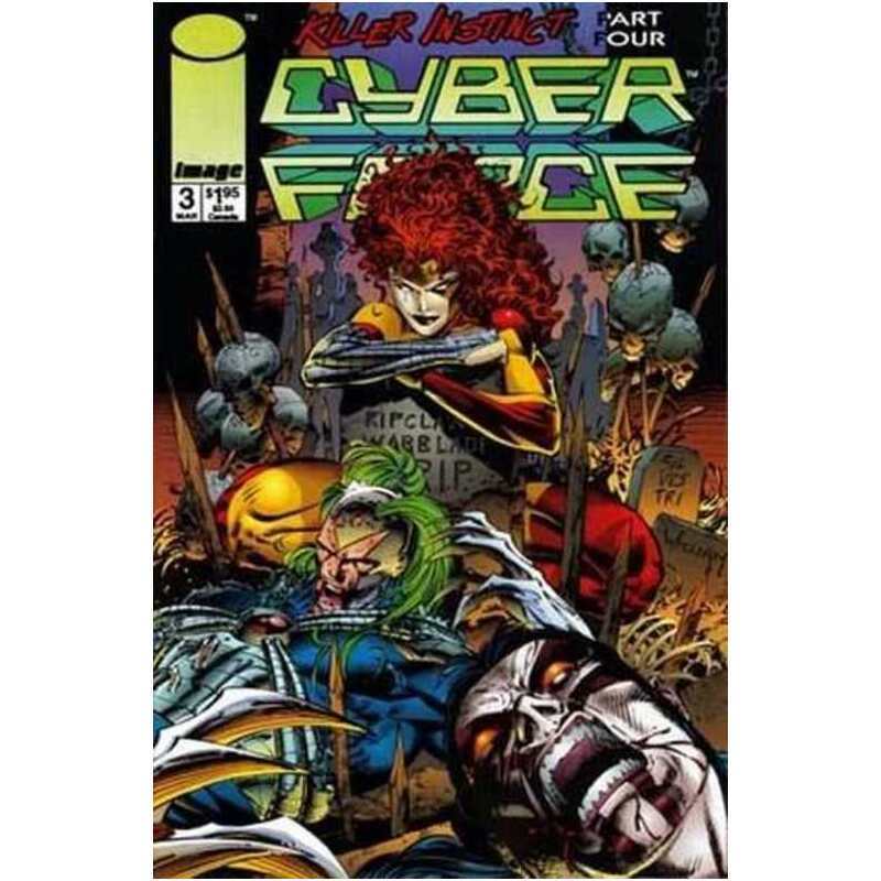 Cyberforce (1993 series) #3 in Near Mint condition. Image comics [g'