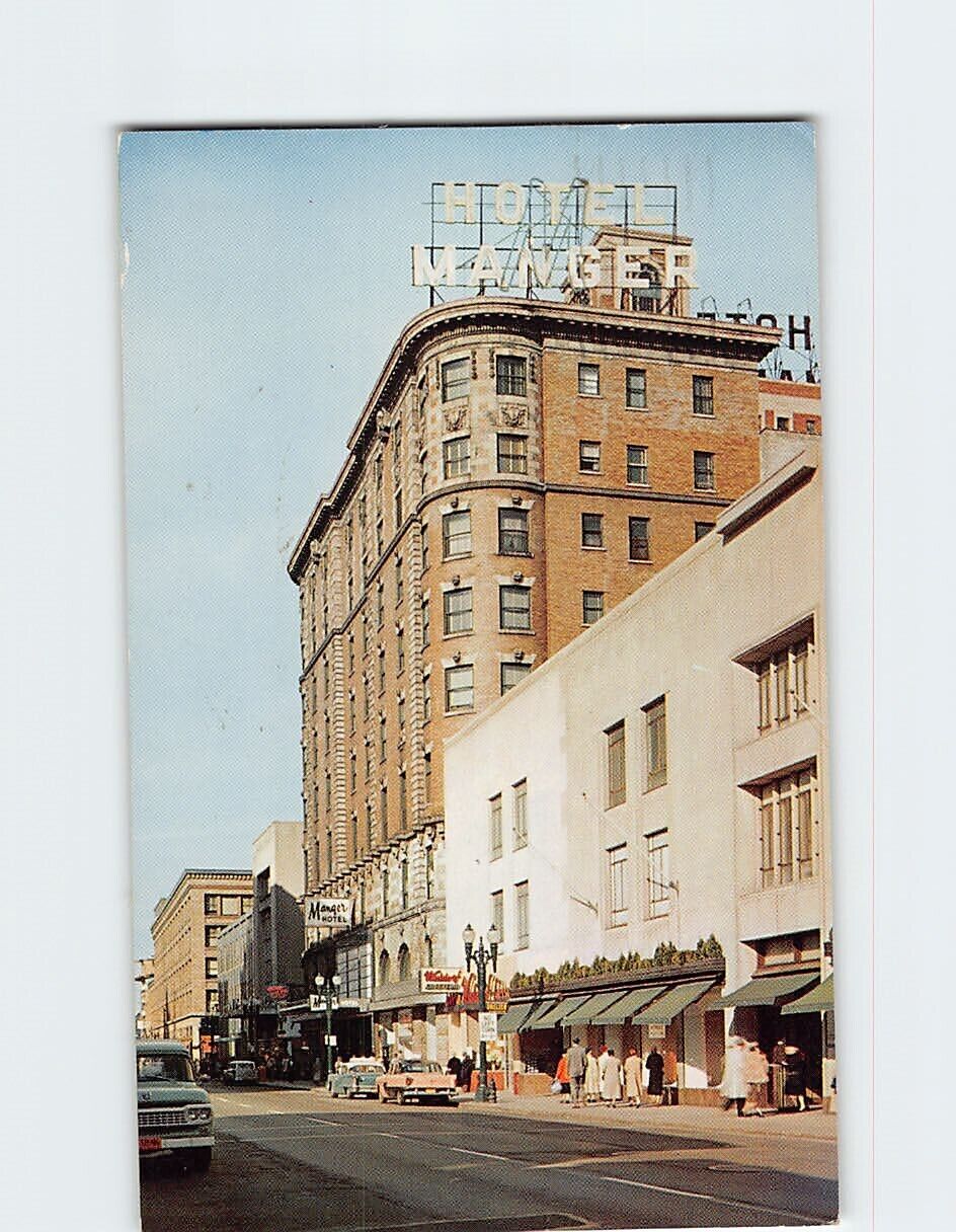 Postcard Hotel Manger Rochester New York USA