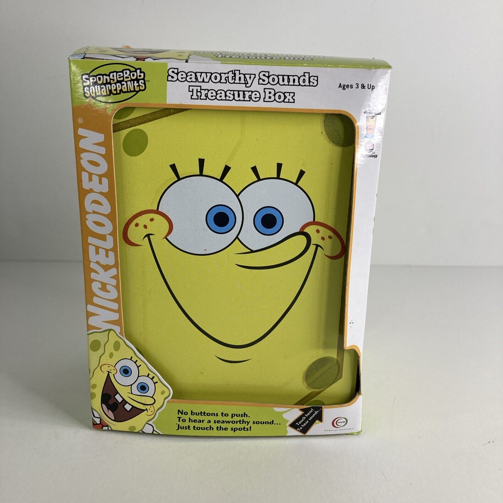 SpongeBob SquarePants Seaworthy Sounds Treasure Box  2004 MZ Berger Nickelodeon