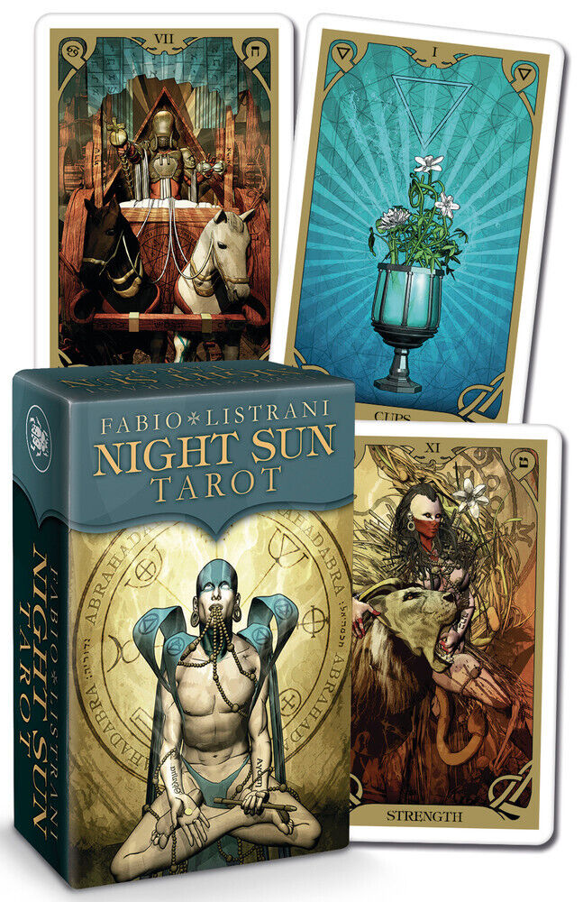 MINI Night Sun Tarot Card Deck by Fabio Listrani