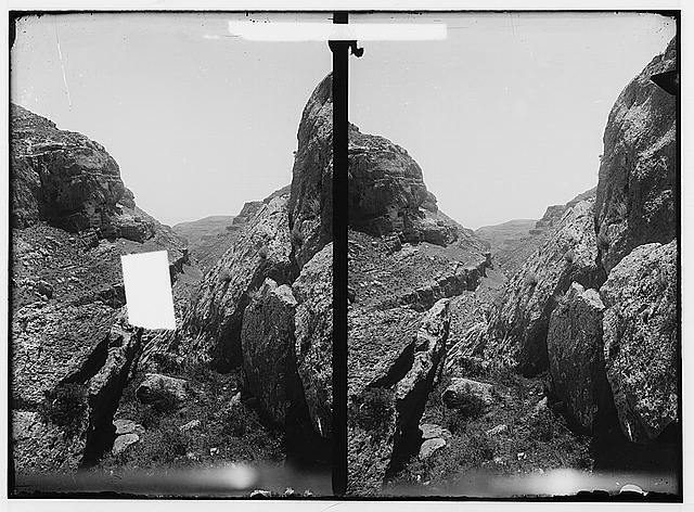 Northern views, Gorge at Michmash 1920s Old Photo