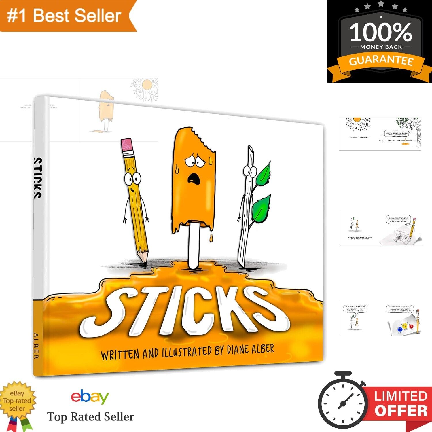 'Sticks': Creative Educational Children's Book for Empowerment and Imagination