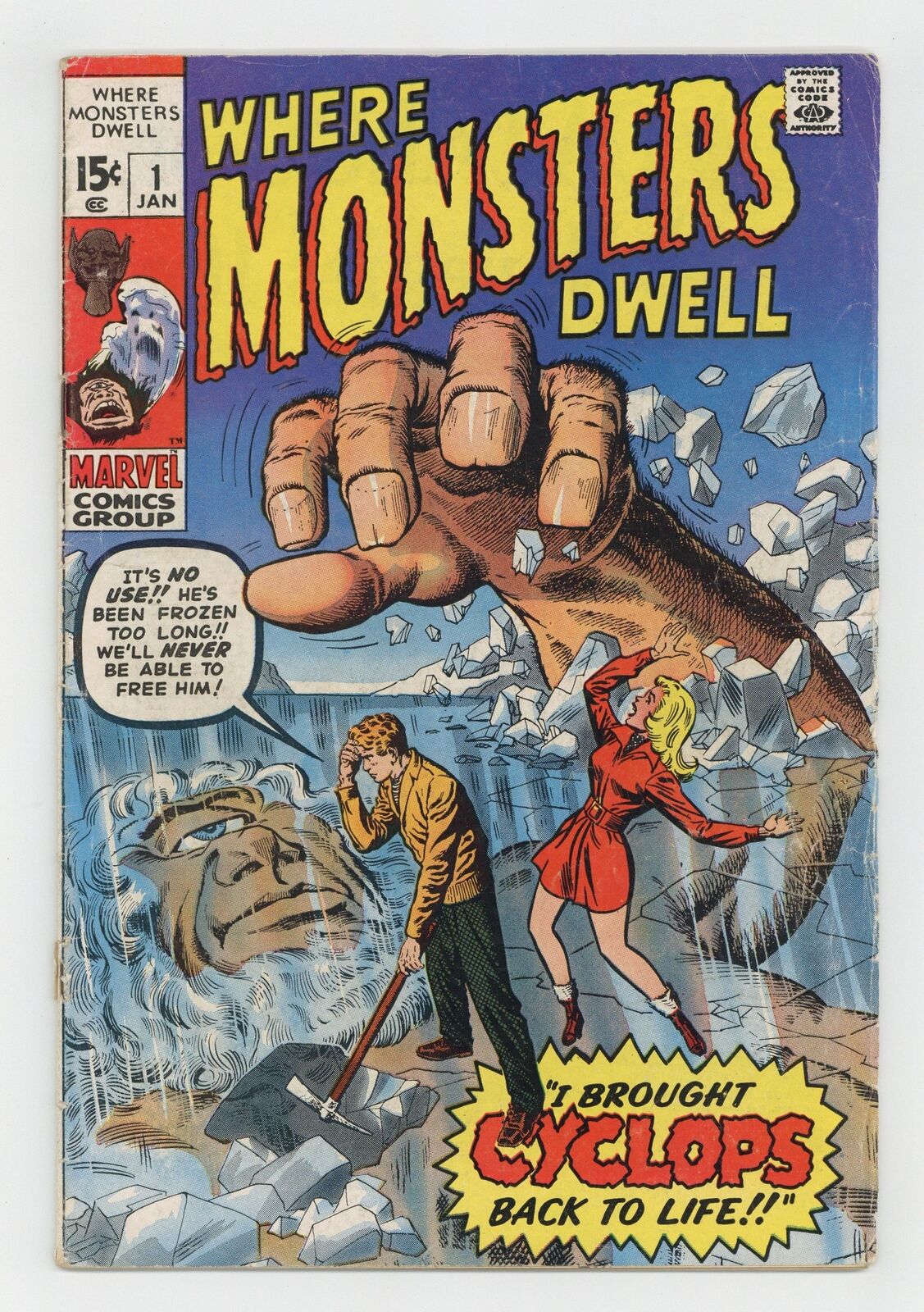 Where Monsters Dwell #1 GD/VG 3.0 1970