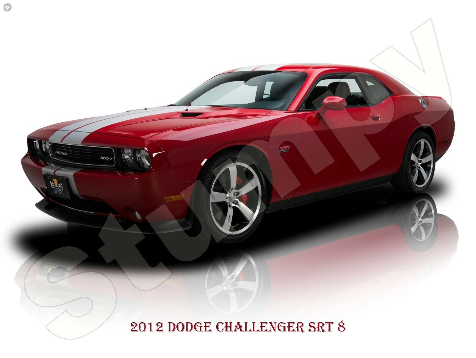 2012 Dodge Challenger SRT 8  Metal Sign 9\