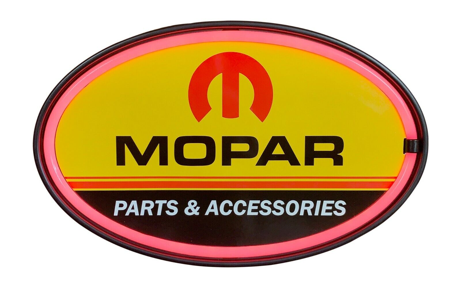 Mopar Parts & Accessories LED Neon Light Oval Rope Bar Sign Man Cave Decor