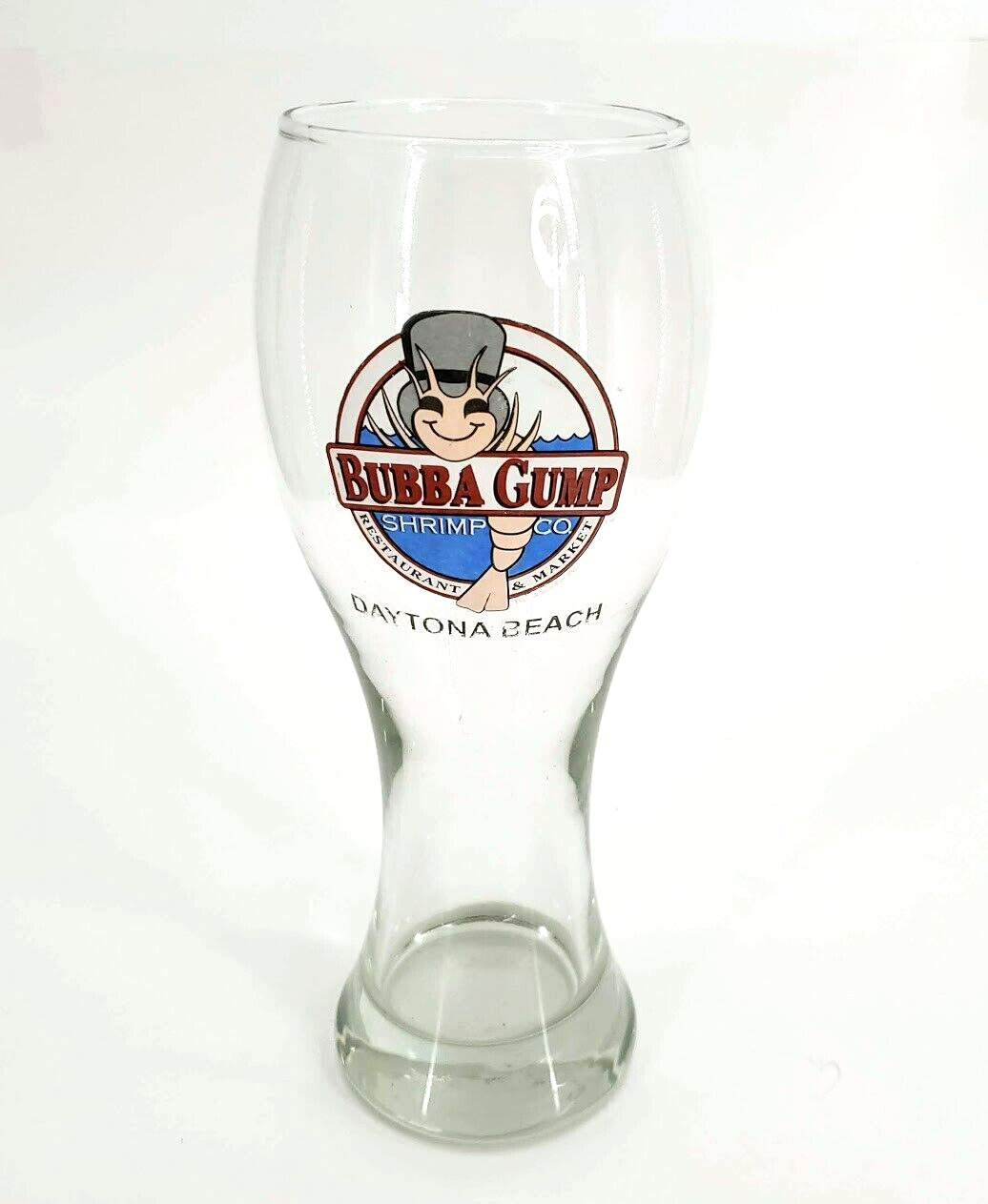 Bubba Gump Pilsner Clear Glass Daytona Beach Beer Cup Souvenir 20 oz