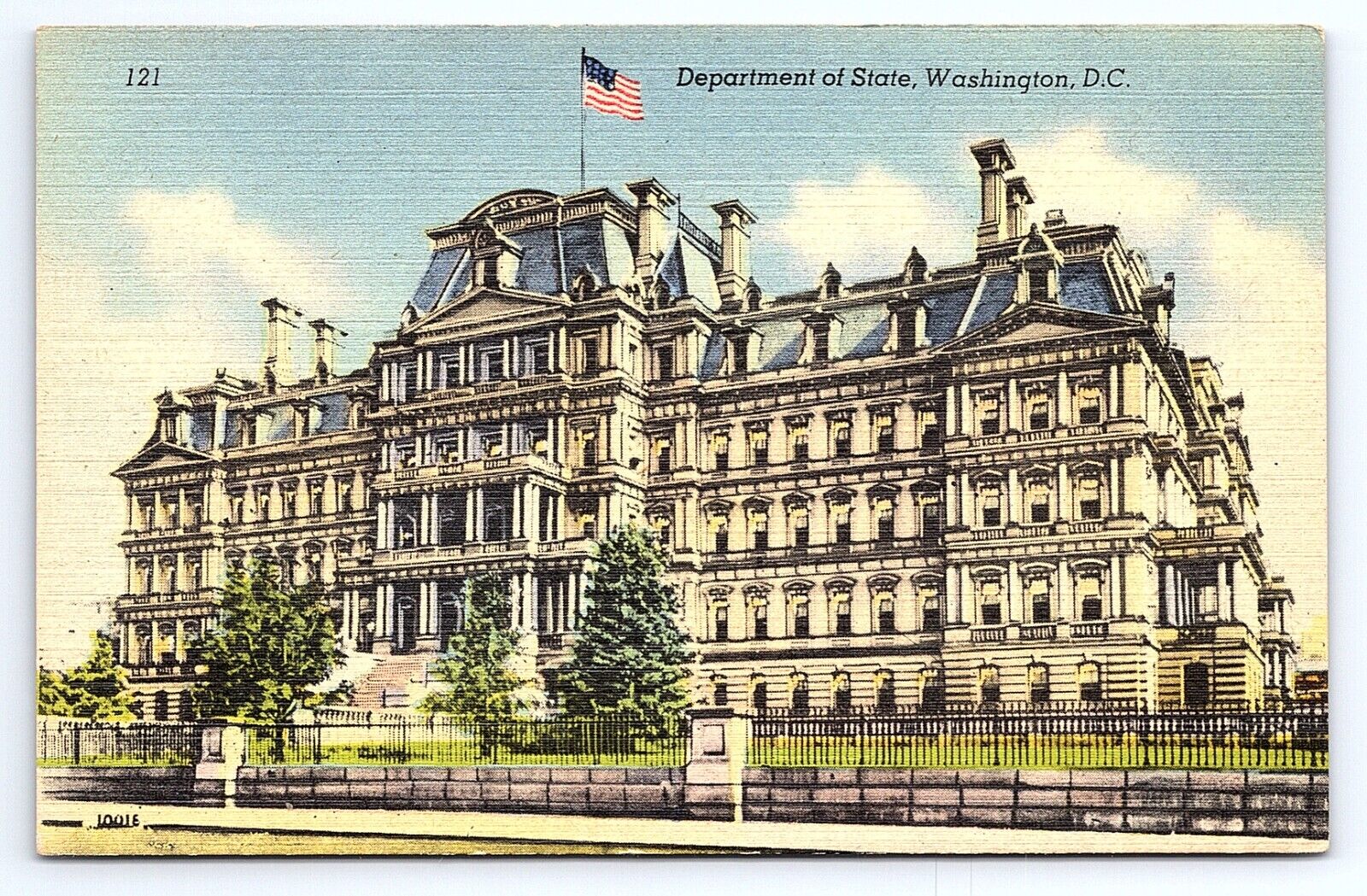 Postcard Department of State Washington DC