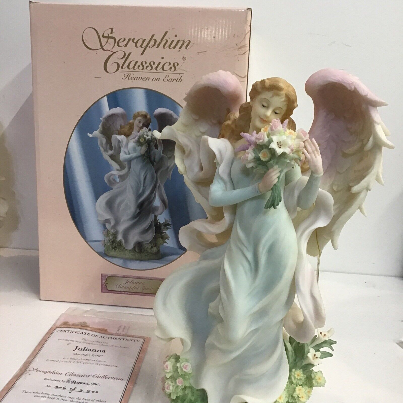 Seraphim Classic Angel JULIANNA BEAUTIFUL SPIRIT #306 of 2500 Original Box/COA
