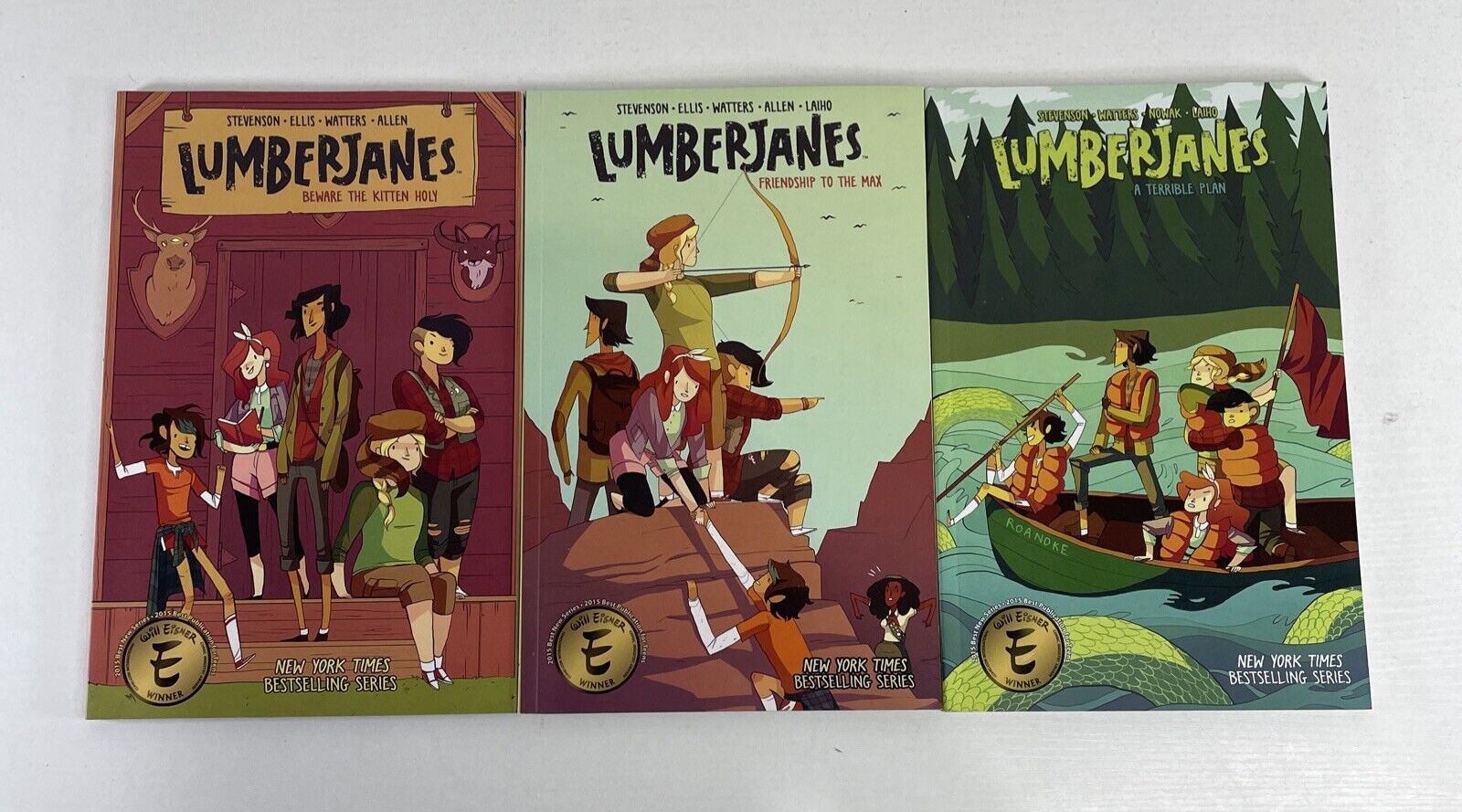 Lumberjanes Comic Series Lot Vol 1 2 3 Noelle Stevenson BOOM Studios EUC