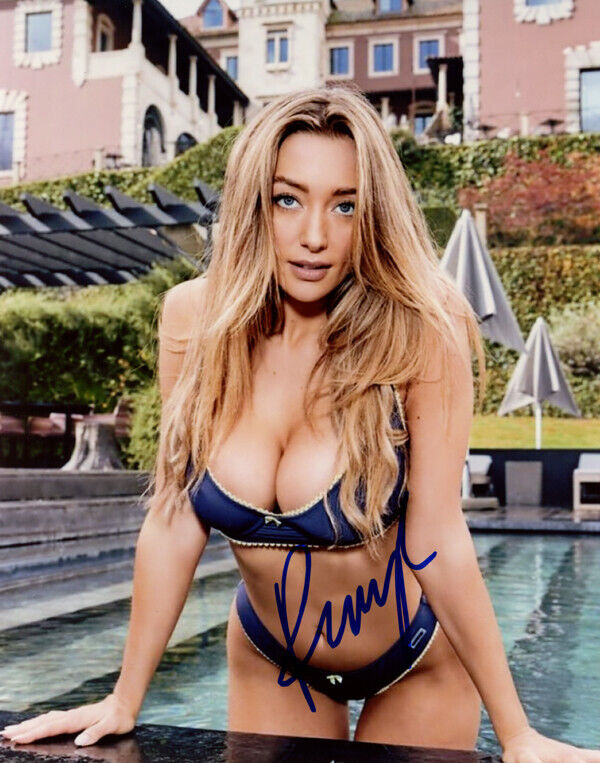 PENNY LANE SIGNED 8x10 PHOTO SPORTS ILLUSTRATED SWIMSUIT MODEL RARE BECKETT BAS