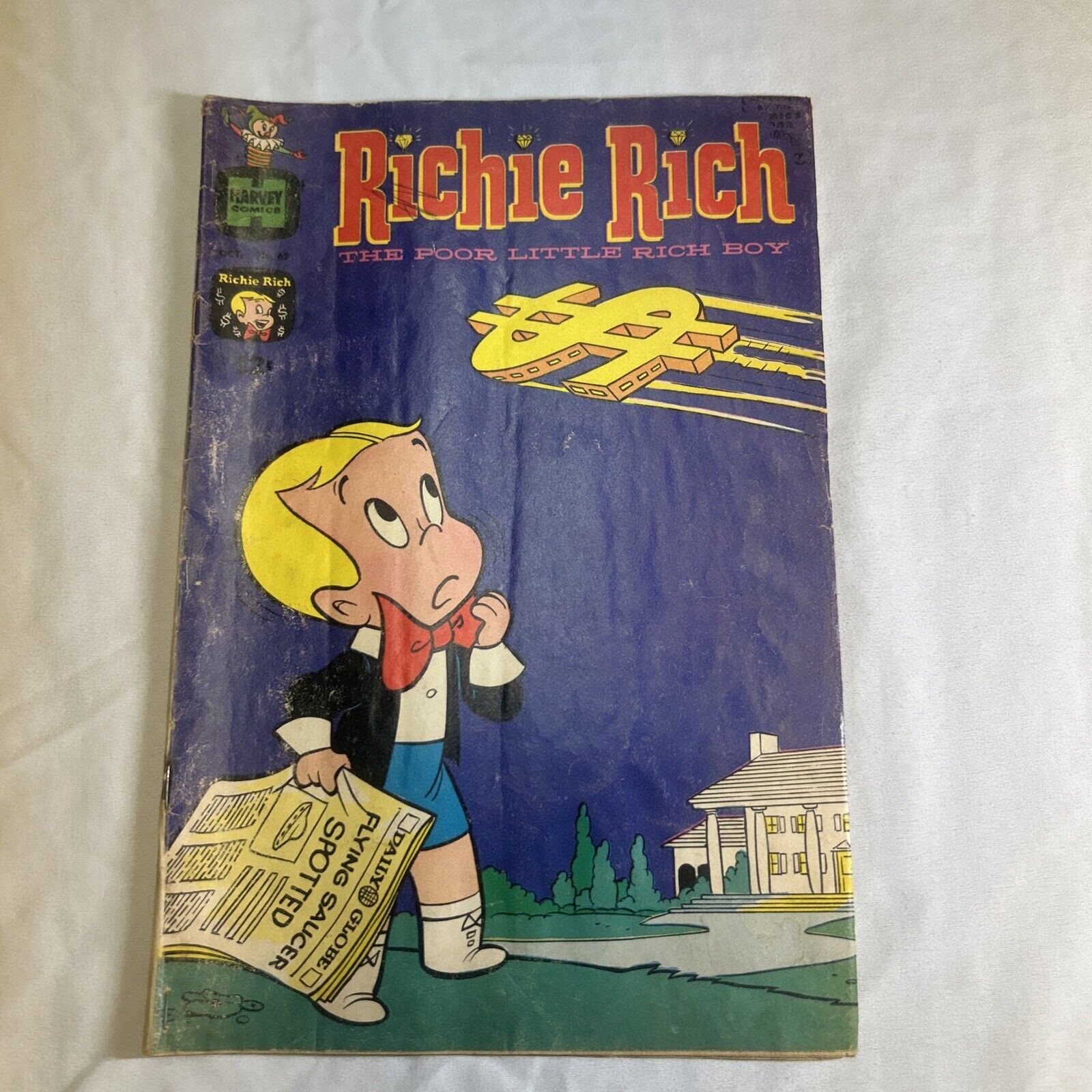 Richie Rich The Poor Little Rich Boy Oct 1967 Number 62 62