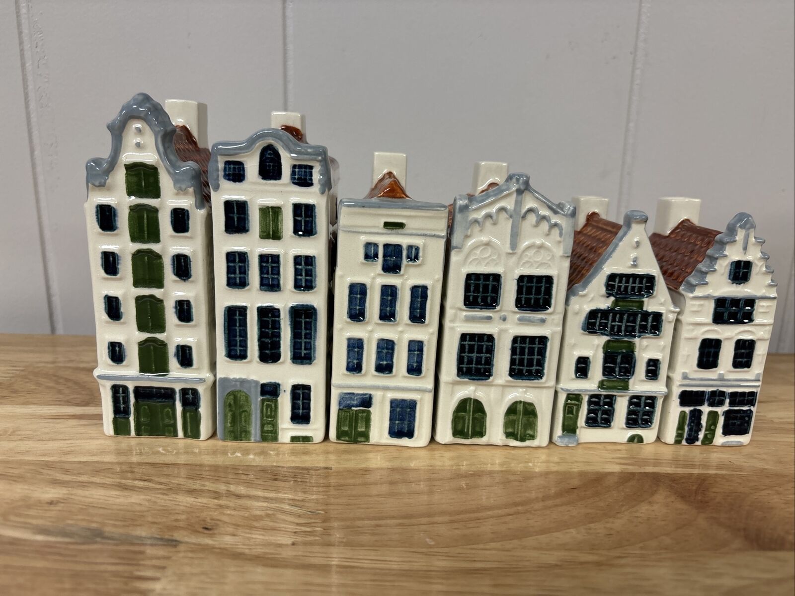 6 Royal Goedewaagen Poly Delft Holland Amsterdam Houses