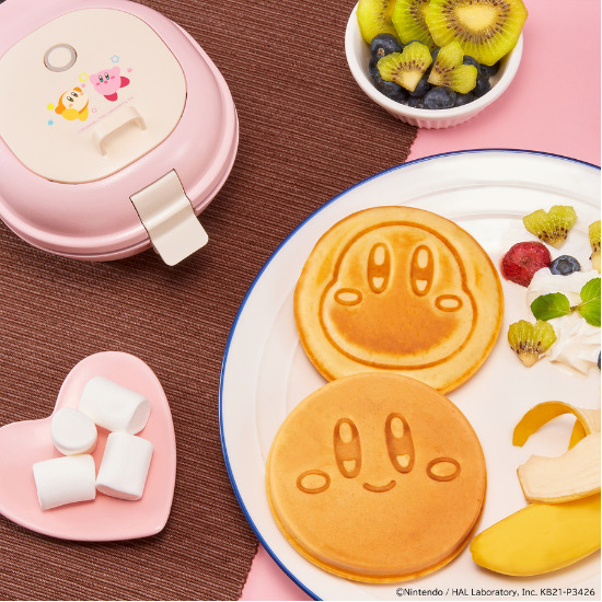Bandai Kirby of the Stars Kongari Chara Pancake Maker Baker Hoshi no Pink New