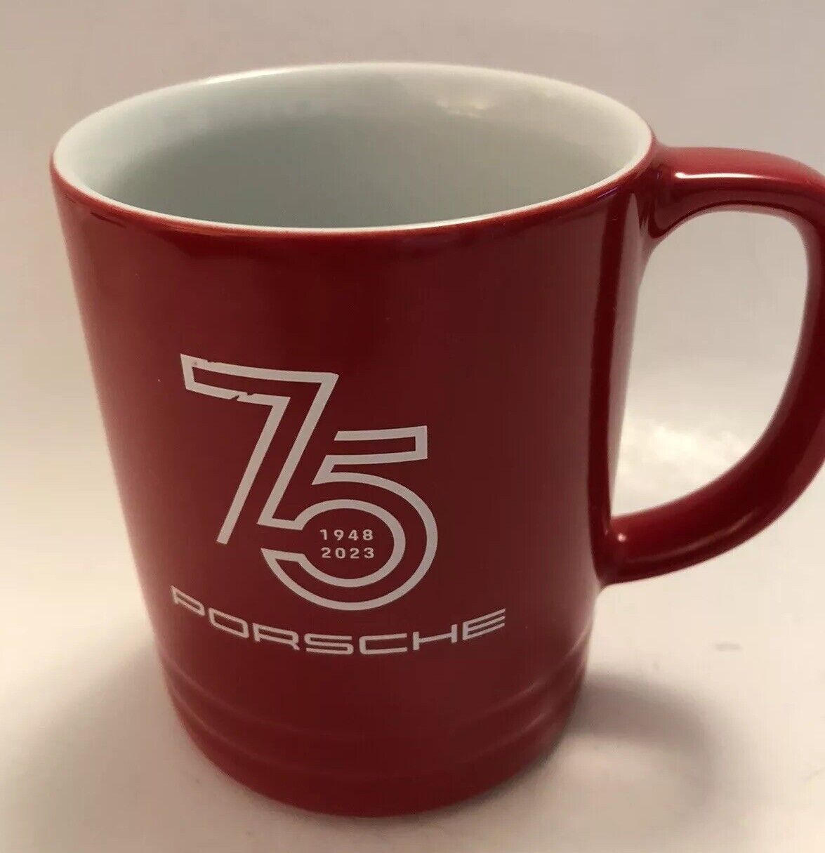 75 Years PORSCHE SPORTS Cars Collection Coffee Mug Cup 14 oz Limited Edition