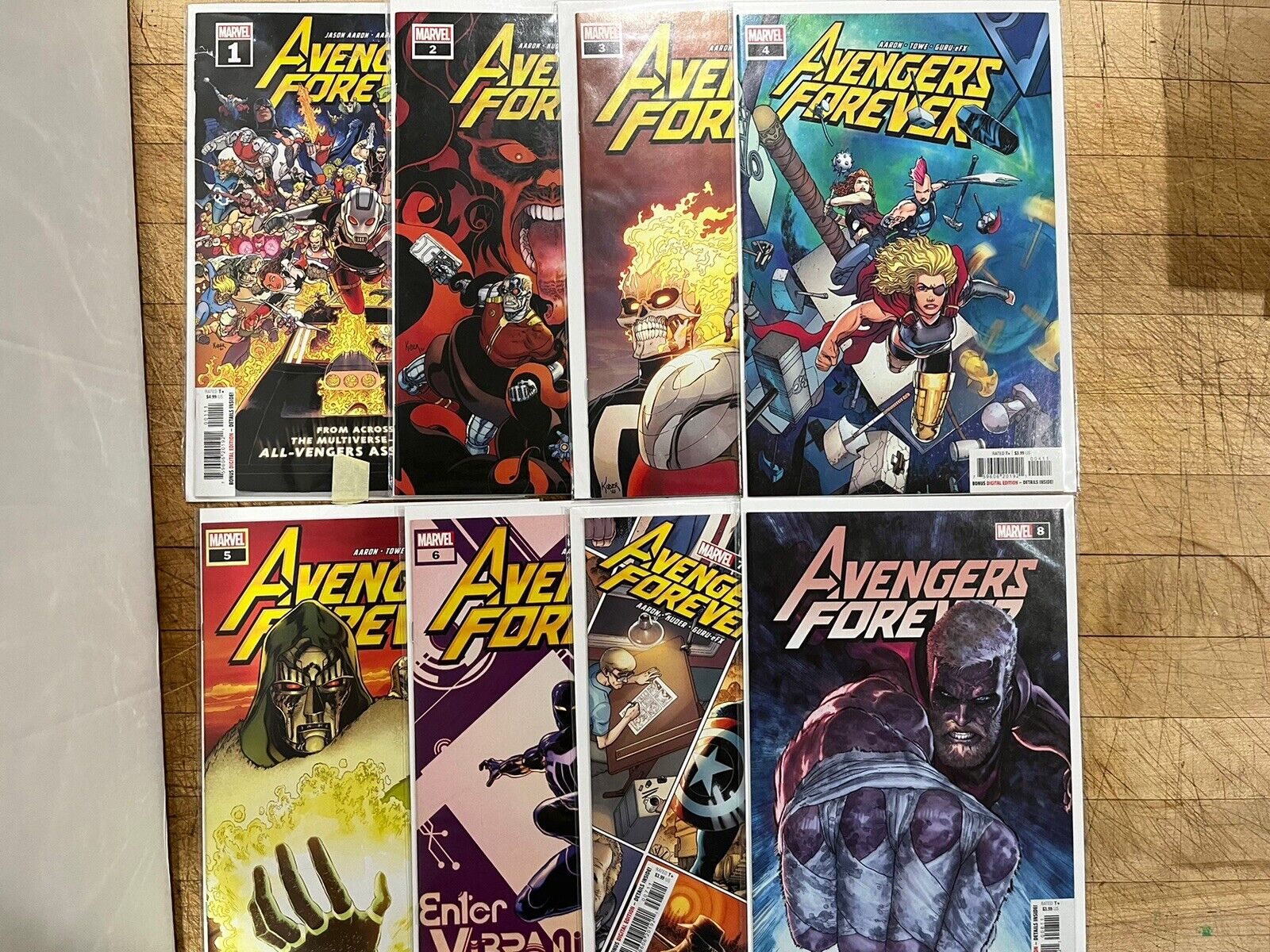 Avengers Forever #1 2 3 4 5 6 7 8 Marvel Comics Set Run