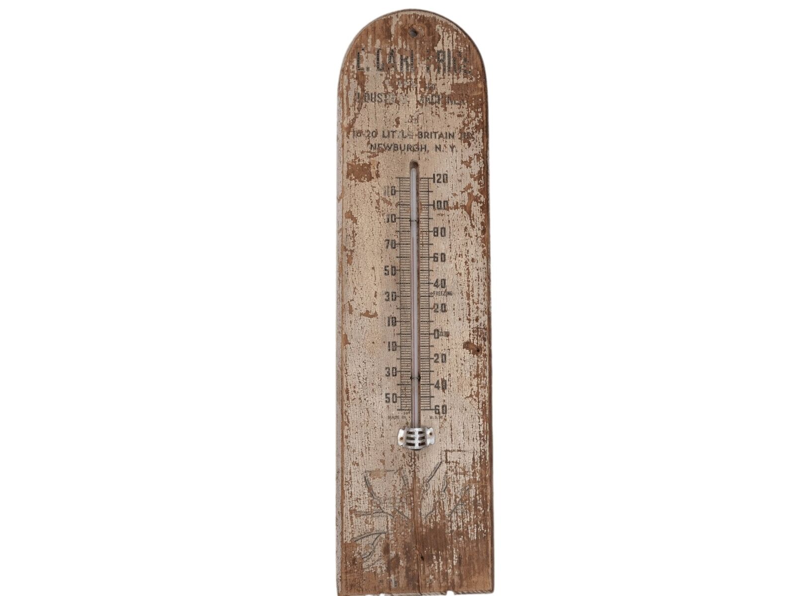 c1900 Carl Price Newburgh New York Advertising thermometer