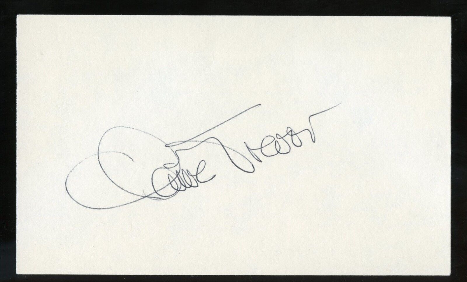 Claire Trevor d2000 signed autograph auto 3x5 Cut American Actress in Key Largo