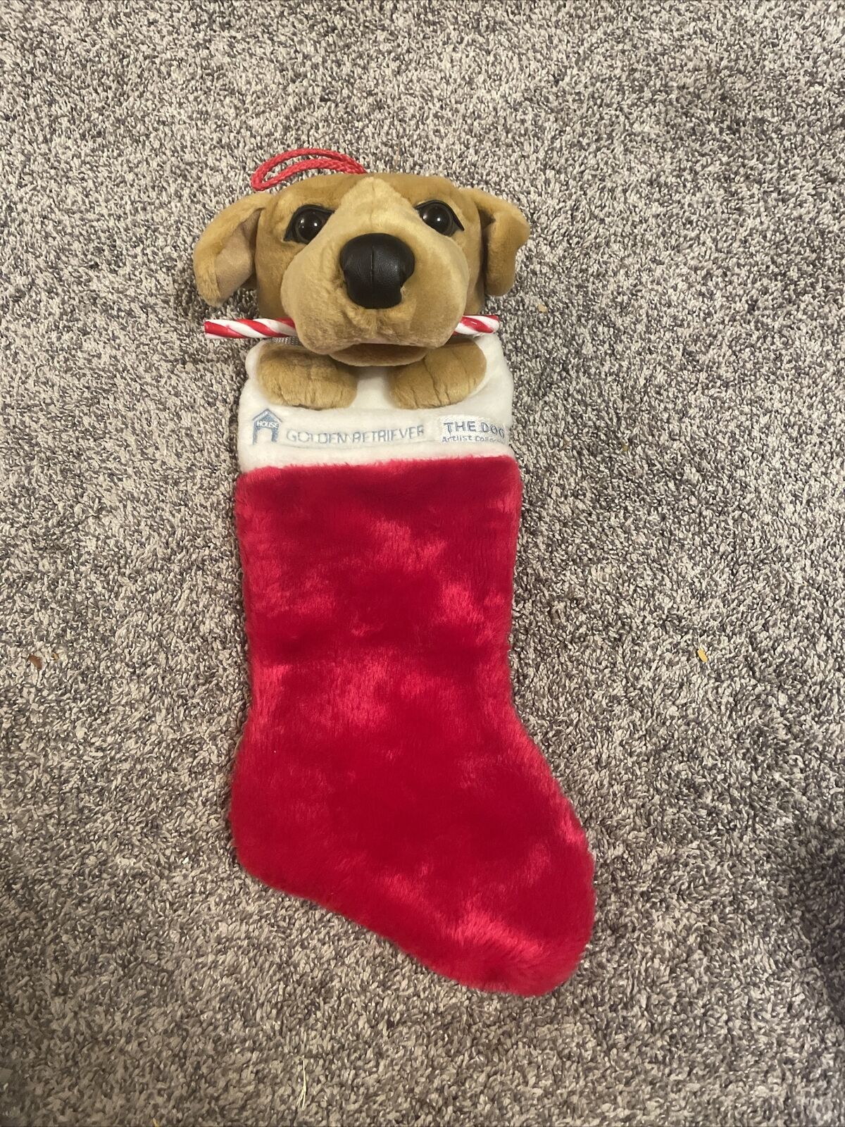 Artlist Collection The Dog Stocking Golden Retriever Christmas 18” Plush Puppy