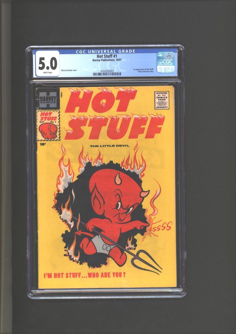 Hot Stuff #1 CGC 5.0 1st App Of Hot Stuff 1957