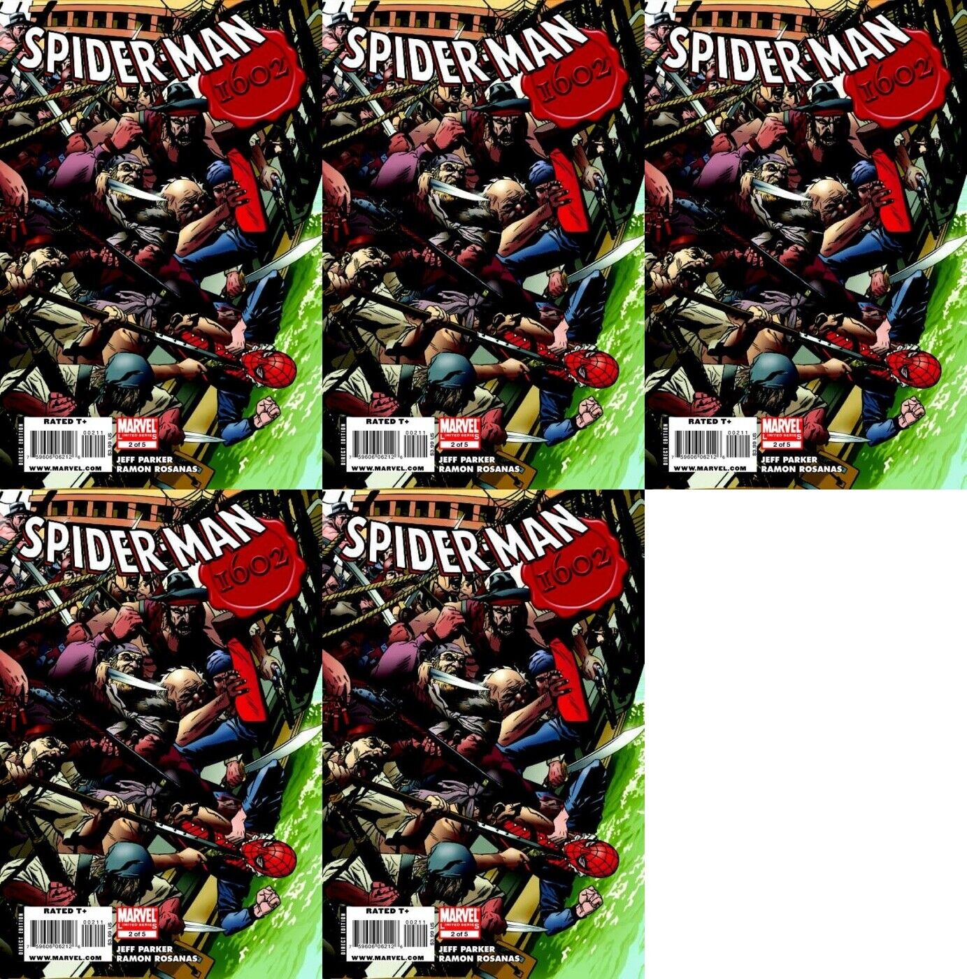 Spider-Man: 1602 #2 (2009-2010) Marvel Comics - 5 Comics
