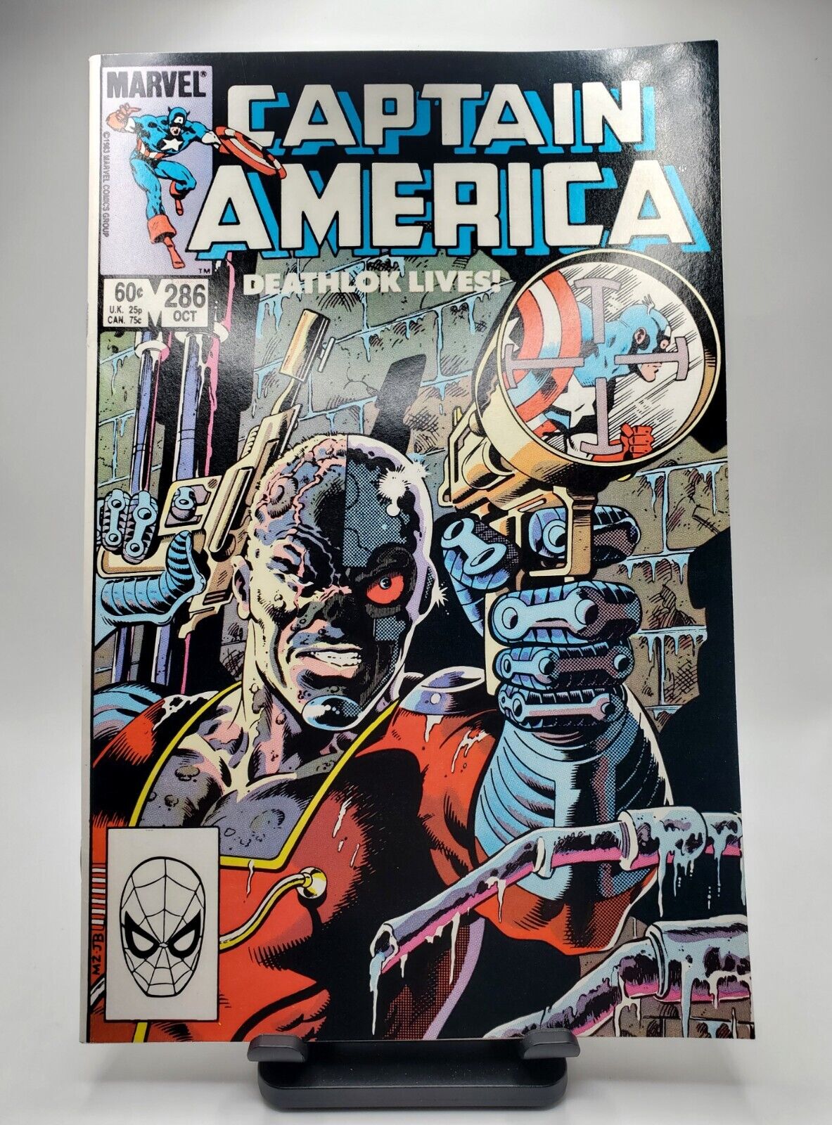 Captain America #286 Marvel 1983 Classic Mike Zeck Deathlok Cover High Grade