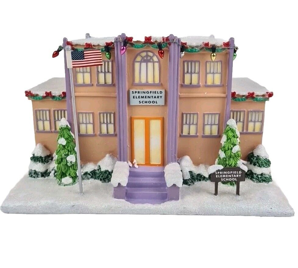 🚨 Hawthorne Village The Simpsons Christmas: Springfield Elementary School 2004