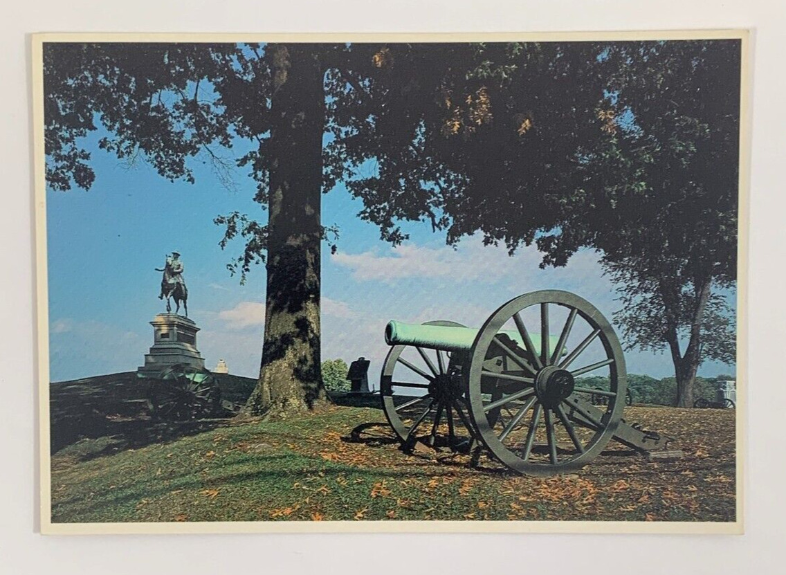 Gettysburg National Military Park View of East Cemetery Hill PA Postcard