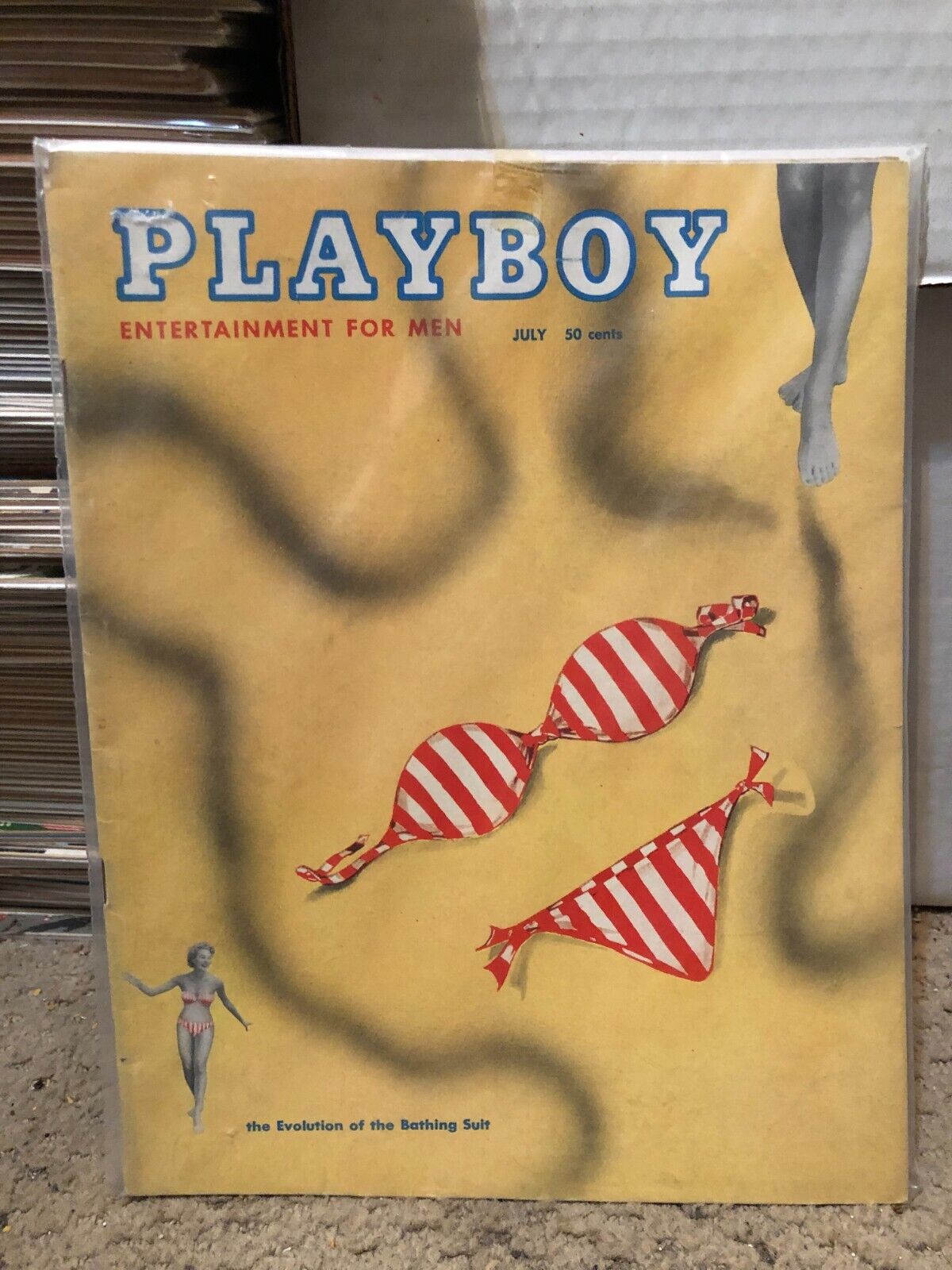 1954   JULY   PLAYBOY   VERY  FINE PLUS  GREAT  COPY  YES  WE  COMBNE