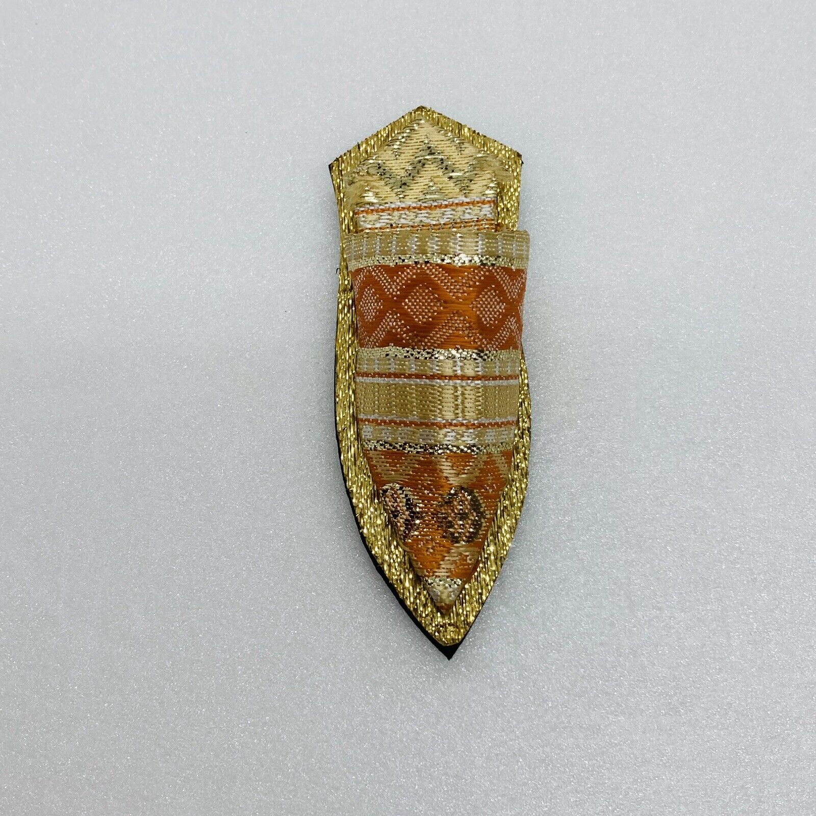 Vintage Turkish Golden Slipper Shoe Fridge Magnet Handmade Unique Art Decor 31
