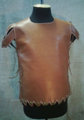 Halloween Leather Tunic Ancient Rome leather tunic gift Cosplay Costume Larp