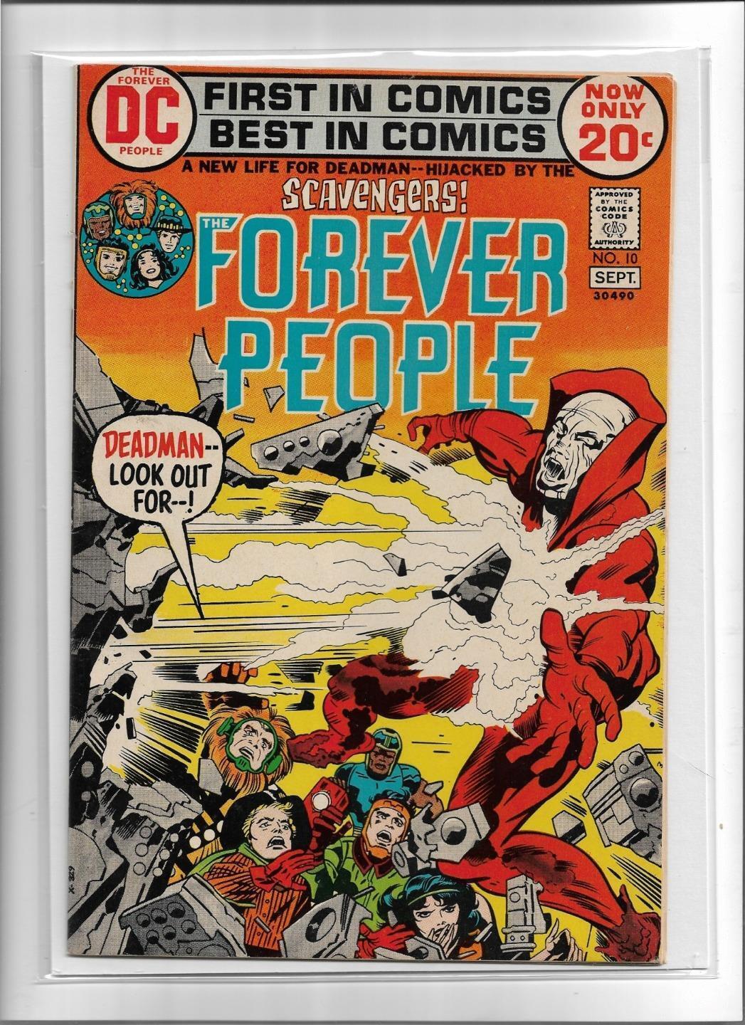 THE FOREVER PEOPLE #10 1972 FINE-VERY FINE 7.0 4421