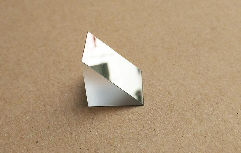 2pcs 4x4x4mm K9 Optical Glass Right Angle Slope Reflecting Prism