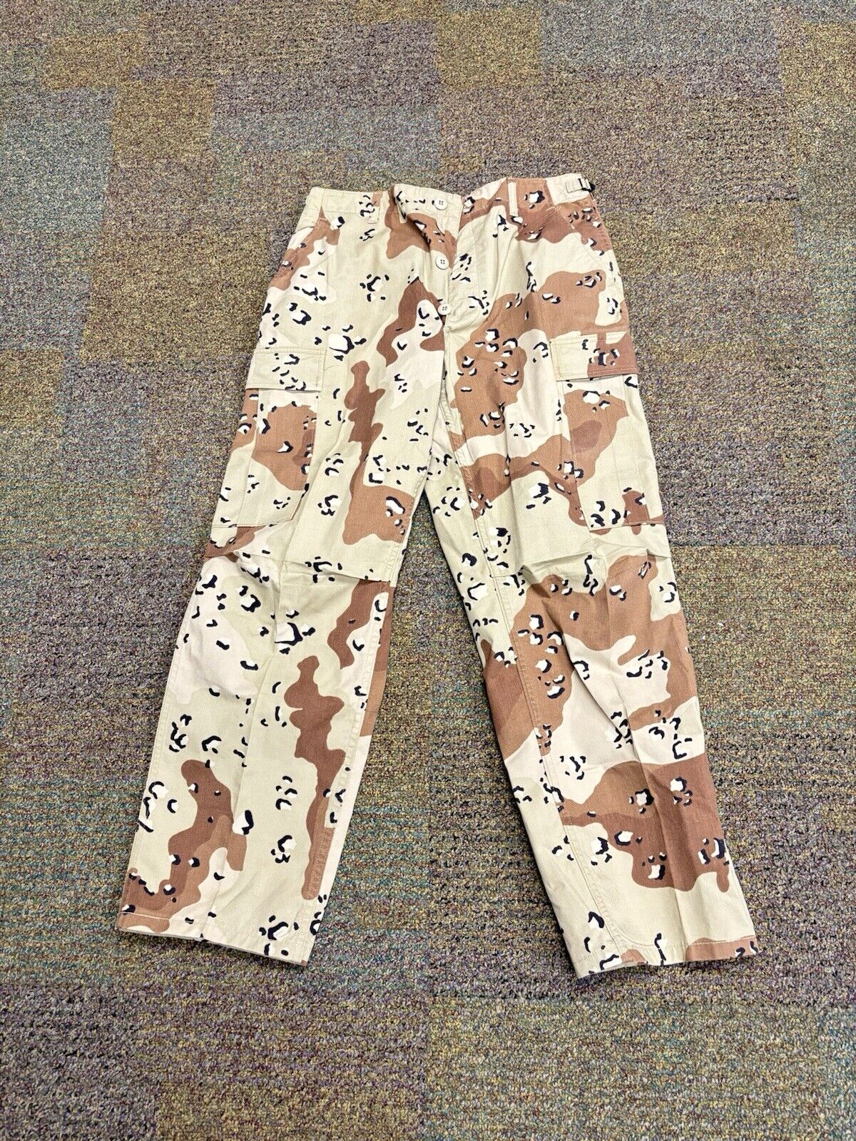 VTG US Army Military Pants Medium Chocolate Chip Desert Camo Combat Trousers
