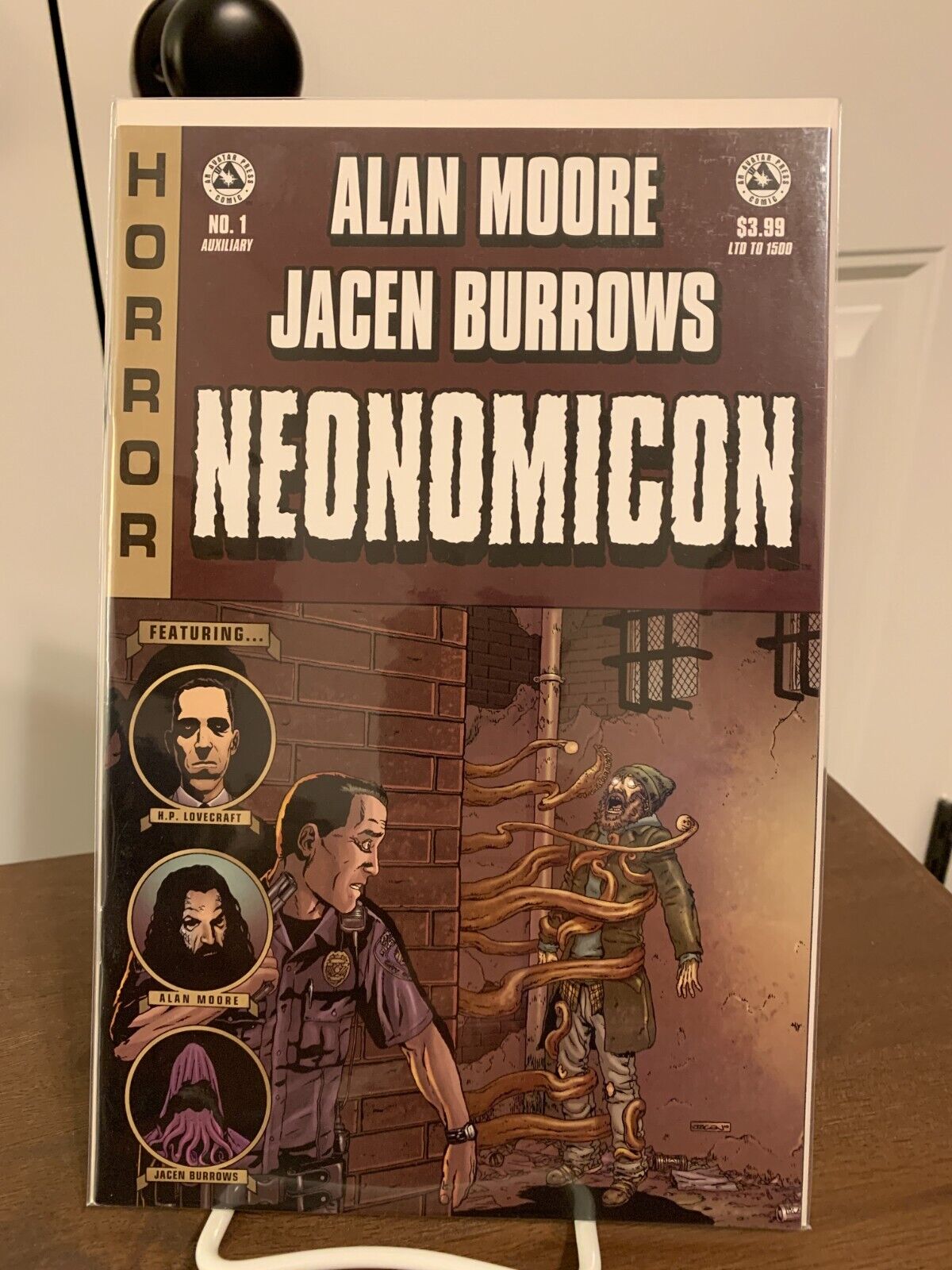 Neonomicon #1 Auxiliary Cover Alan Moore Avatar Comics VF/NM 2010