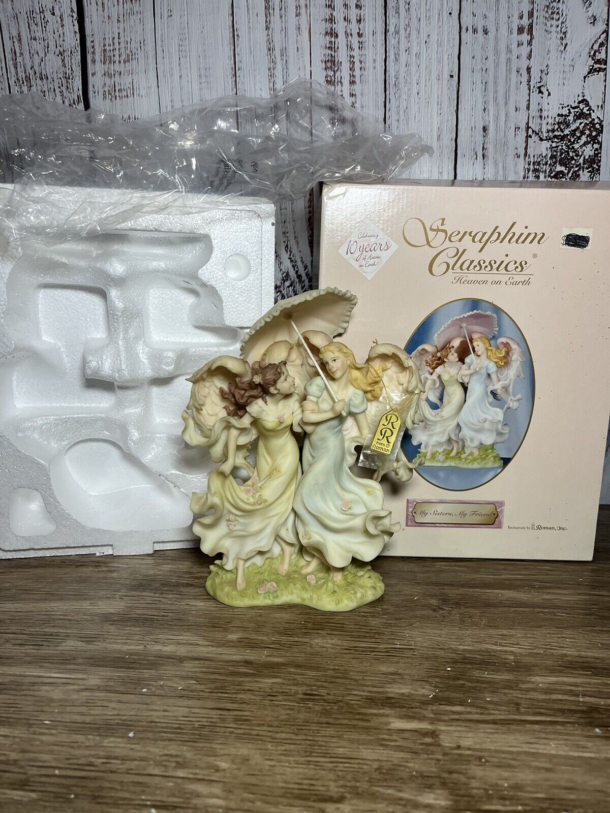 Seraphim Classics My Sister, My Friend Item #84472 Angel Figurines 2003 by Roman