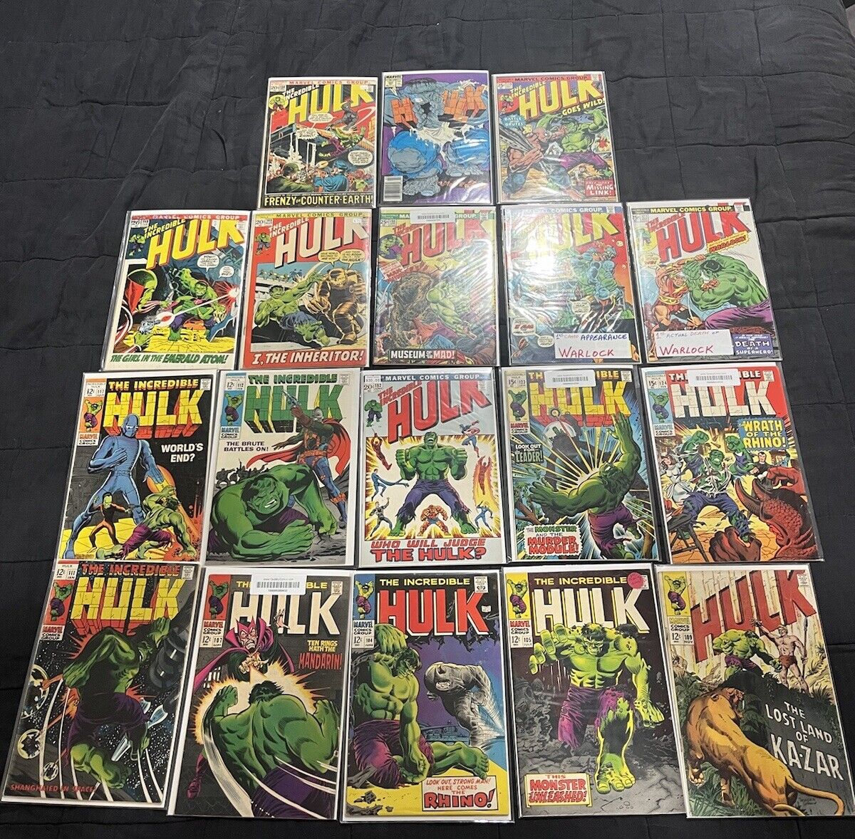 The Incredible Hulk and Tales To Astonish Comic Lot