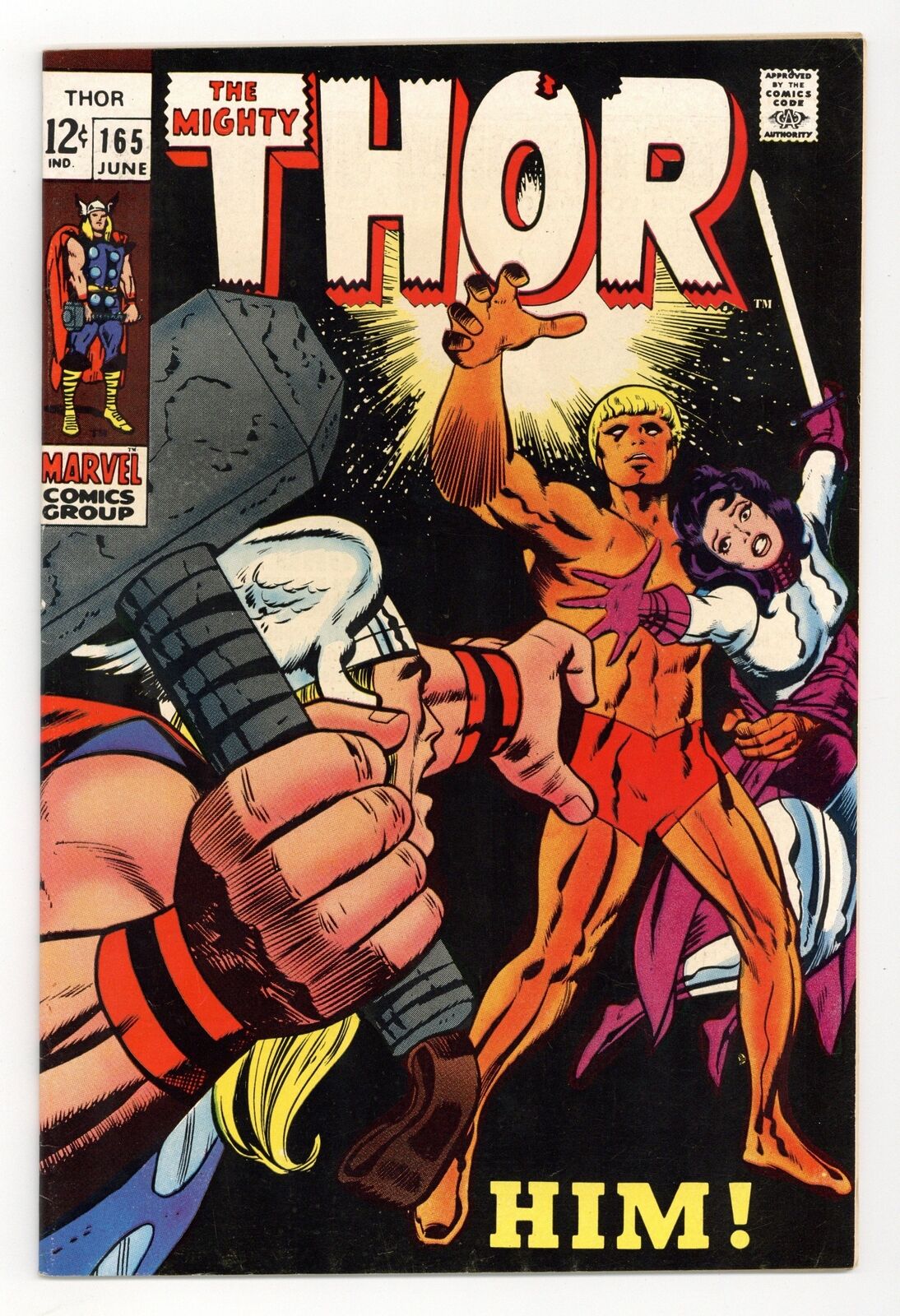 Thor #165 FN- 5.5 1969 1st full app. Adam Warlock