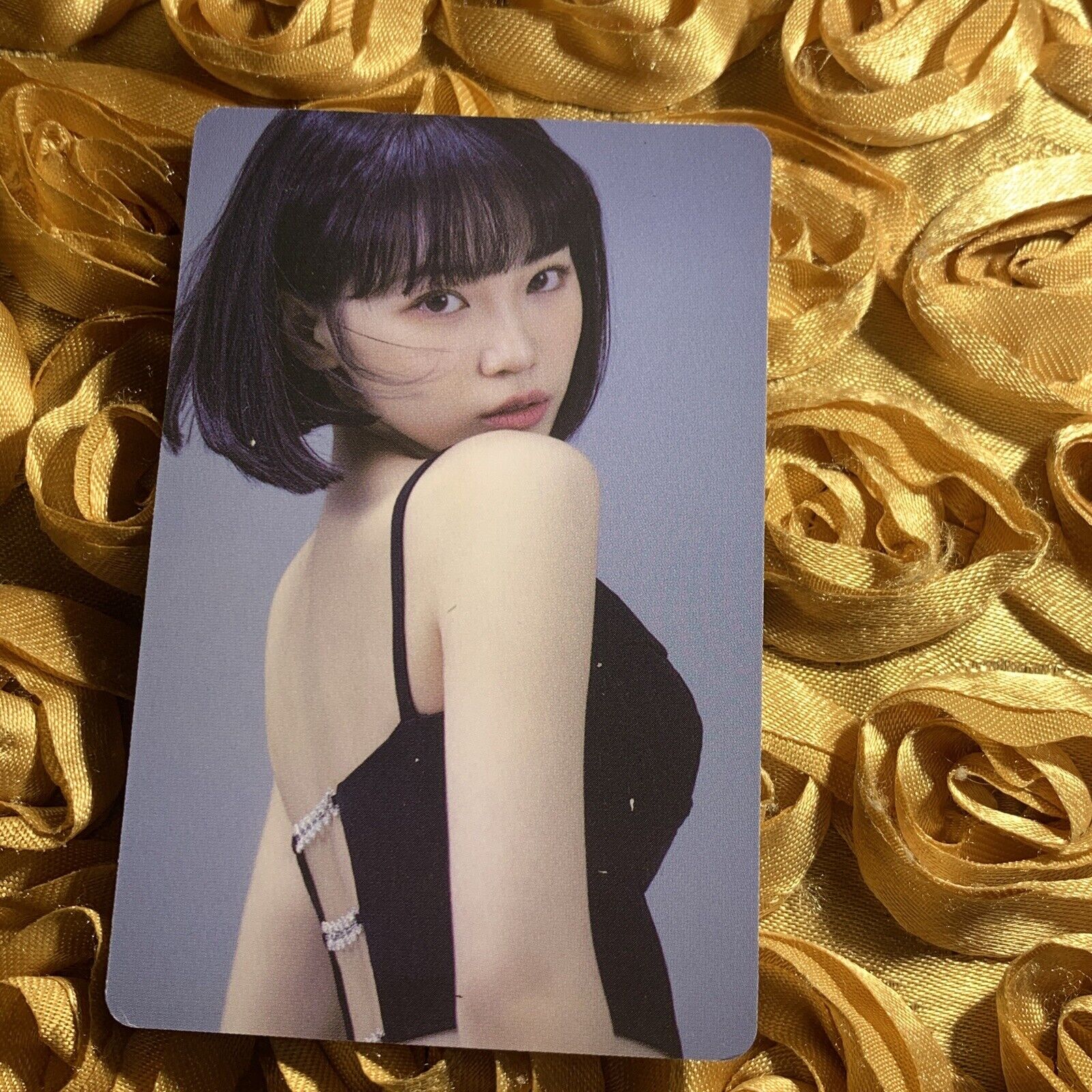CHAEWON LE SSERAFIM 1st Fearless Edition Kpop Girl Photo Card Glam 2