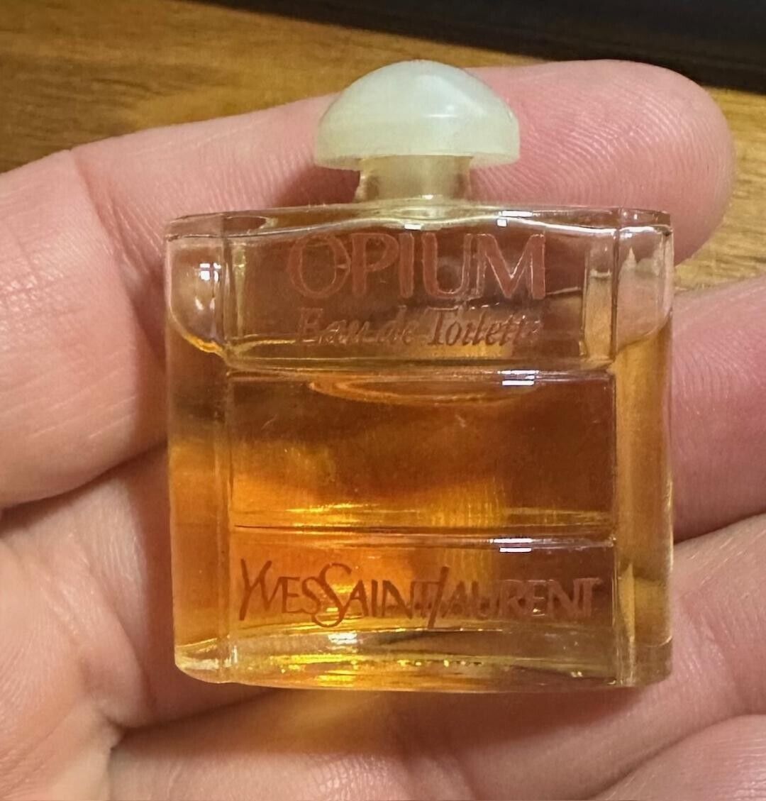 Vintage Yves Saint Laurent Opium 7.5ml .26 oz Parfum Perfume - Discontinued #B