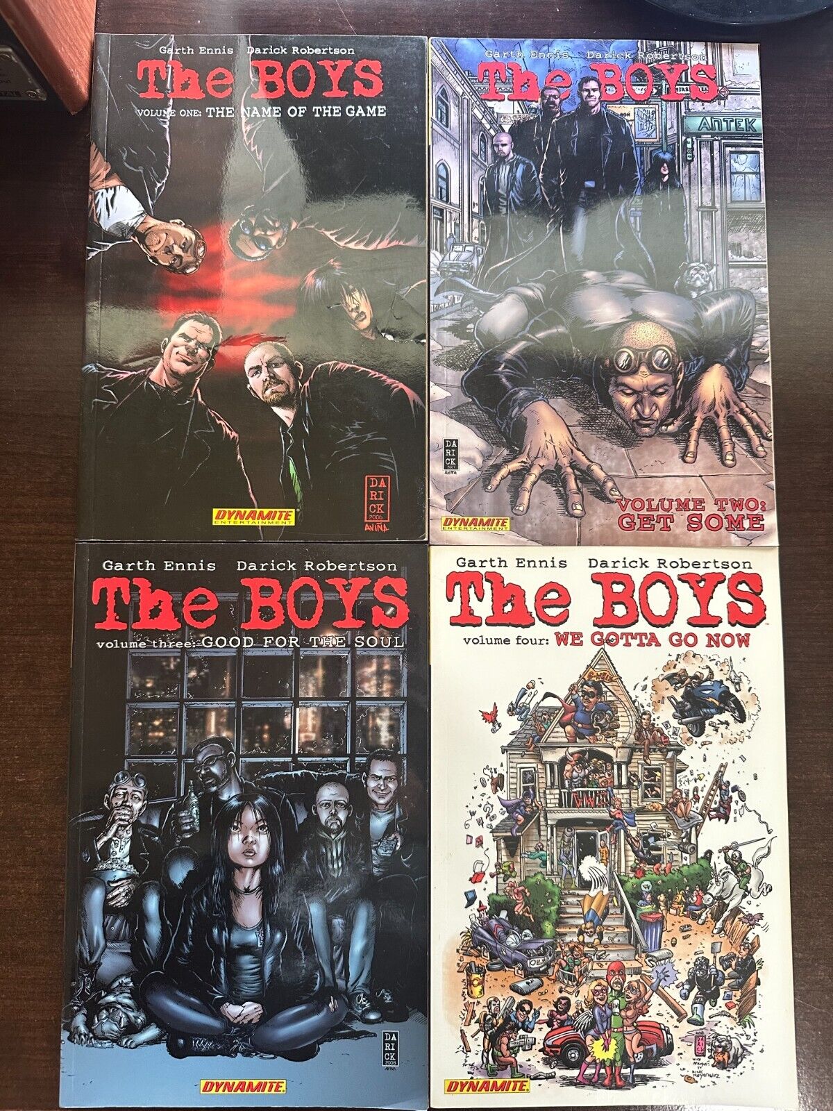 The Boys Comic Lot Garth Ennis Dynamite Vol. 1-4